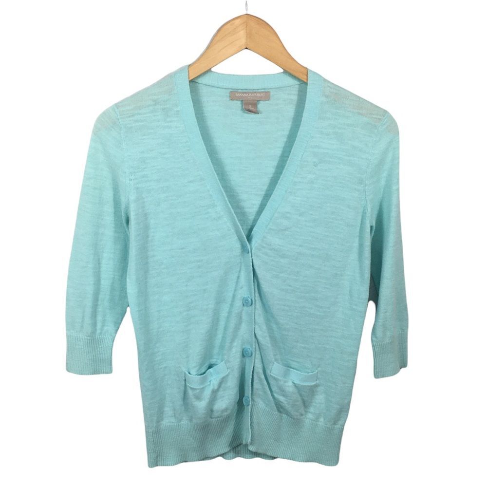 WS964 Women’s BANANA REPUBLIC Career Cardigan Sweater S